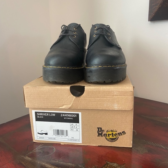 Dr Martens Platform Tie Shriver-Low Black - Picture 10 of 11